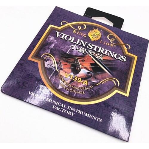2sets of KING LION V139 medium soft professional violin strings 3/4-4/4