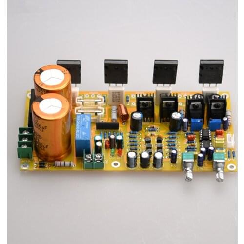 AC dual 26-32V 300W 2 pairs C5200/A1943 power tubes subwoofer amplifier board Active subwoofer speaker