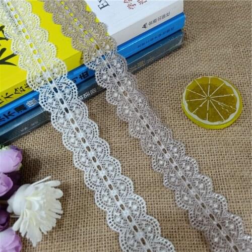 3.2cm S1177 multi-colored Nylon Spandex stretch Narrow lace trimmings for wedding dress birthday Christmas party
