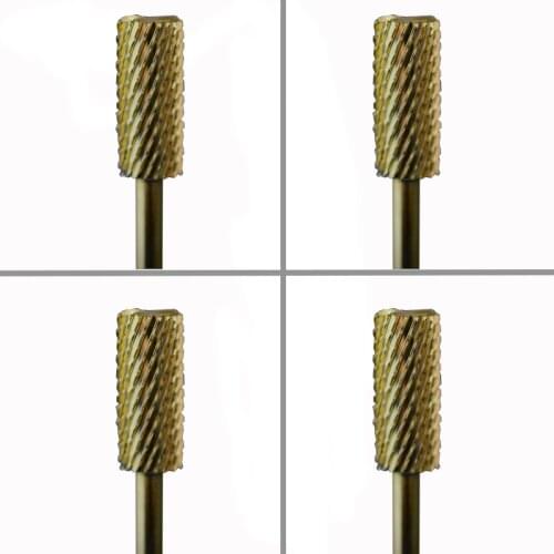 4pcs Carbide Nail Drill Bit -Small Pink & White Bit - C