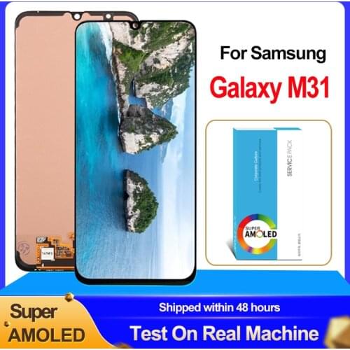 6.4'' Super AMOLED For SAMSUNG Galaxy M31 M315 LCD Display Touch Screen Digitizer Assembly For Samsung M315F SM-M315F/DS