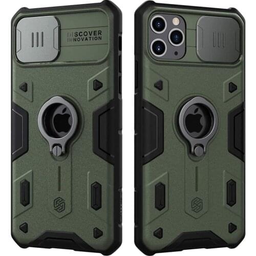 NILLKIN Case for iPhone 11 12 Pro Max/iPhone 12 Mini/iPhone 7/8/SE 2020 Case with Ring stand Case Camera Protection Slide cover