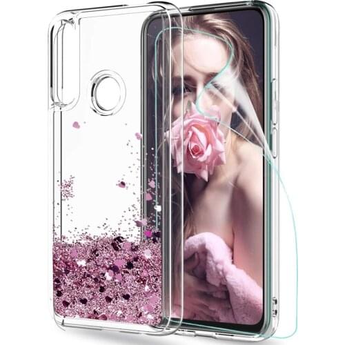 Quicksand Glitter Case For Huawei Honor 30 10 20 Pro Lite View 30 9X 8X 7X 8A 8S 8C Y5 Y6 Y7 Y9 P Smart 2018 2019 Liquid Cover