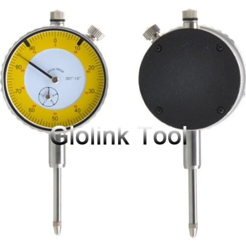 0-1" Dial Indicator Inch Dial Gauge Indicator Precision Dial Gauge Test Indicator Professional Lever Scale Meter Measuring Tool
