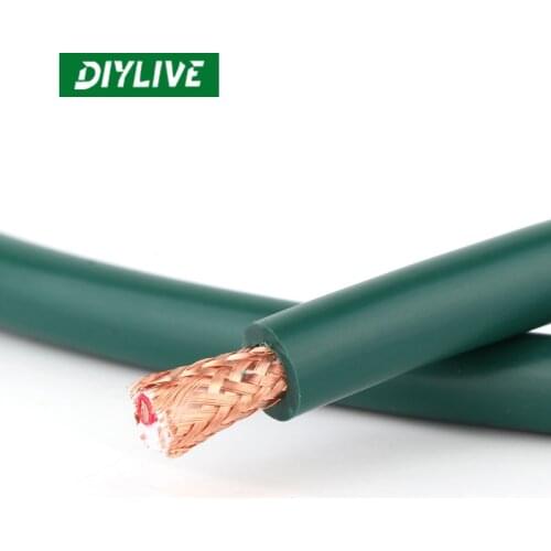 DIYLIVE Guhe FA-220 Single Crystal Copper HIFI Fever Signal Cord Audio Cord Carnon Cord RCA Lotus Cord Scatter Cord