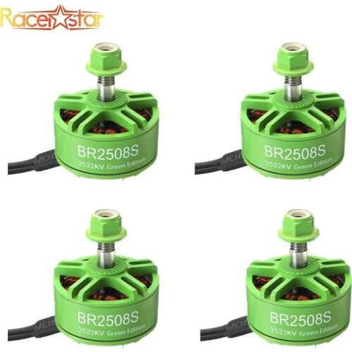 1PCS Racerstar 2508 BR2508S Green Edition 1275KV 1772KV 2522KV Brushless Motor For FPV Racing RC Drone Multirotor RC Parts