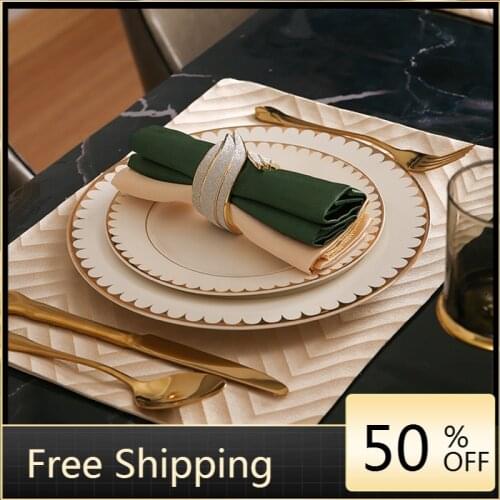 Porcelain Plate And Bowls Set Luxury Tableware Kitchen Dishes And Plates Sets Dinner Pratos De Jantar Conjunto Dinnerware Set