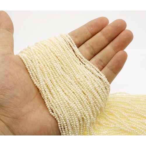 Natural Freshwater Pearl 1.5-2mm Womens Jewelry Baroque Beads Star Jewelry DIY Necklace Bracelet Earrings Jewelry Accessories