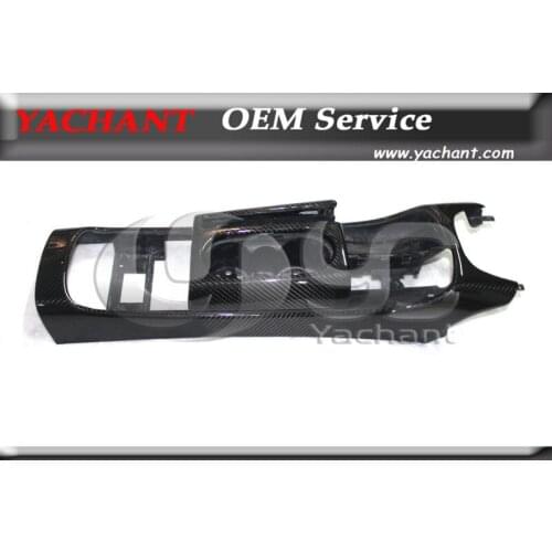 Dry Carbon LHD & RHD Center Console Cup Holder Surround Cover Trim Kit Fit For 2008-2014 R8 V8 V10 Spyder & Coupe