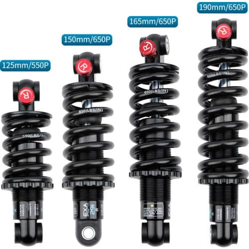 MTB Rear Shock Hydraulic Spring Shock Absorber Mountain Bike Soft Tail Downhill Shock Suspension Frame Rear Shock with Damping