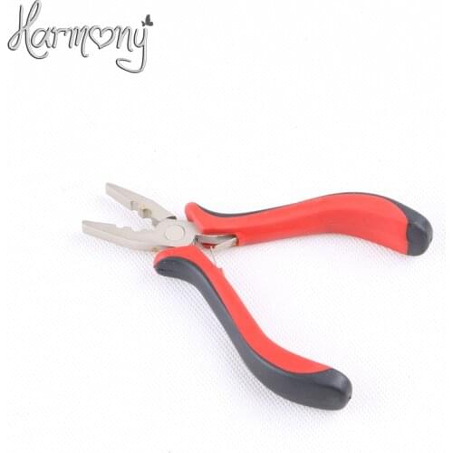 1 piece two holes without teeth Stainless Steel Prebond Hair Remover Hair Pliers/Hair Extension Pliers