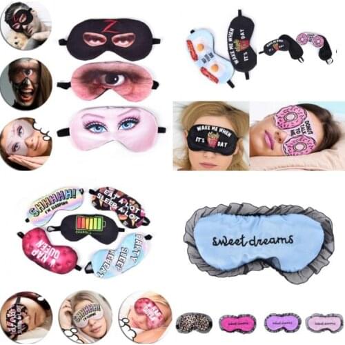 1Pcs Soft 3D Sleep Mask Natural Sleeping Eye Mask Eyeshade Cover Shade Eye Patch Women Men Portable Blindfold Travel Eyepatch