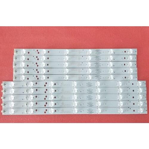 10set=80pcs LED Backlight strip for 6LED+7LED KJ48D13L-ZC14F-01 KJ48D13R-ZC14F-01 303KJ480035\36