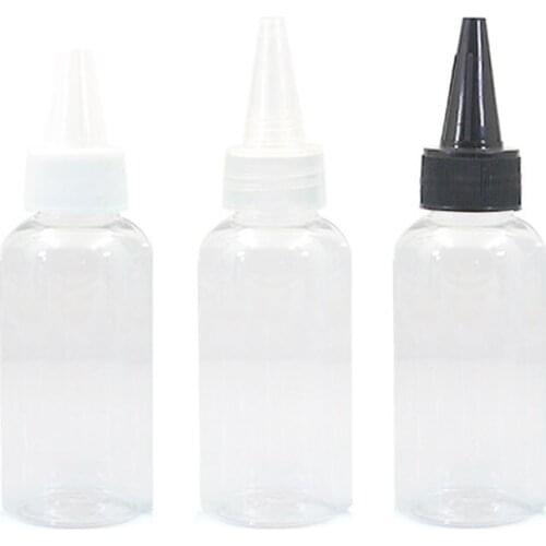 80ml Needle Tip Bottle Colorful Liquid Dispenser Empty Cosmetic Container Travel with Childproof Cap And Long Tip 50pcs/lot