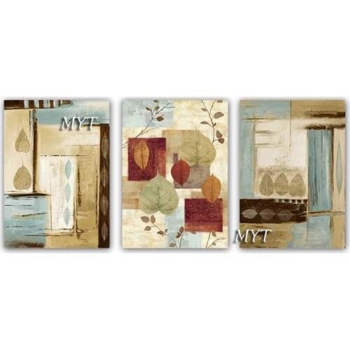 Free Shipping Unframed Colorful 3PCS 1 Set Picture Oil Abstract Painting Canvas for Wall Art Picture For Living Room Home Decor