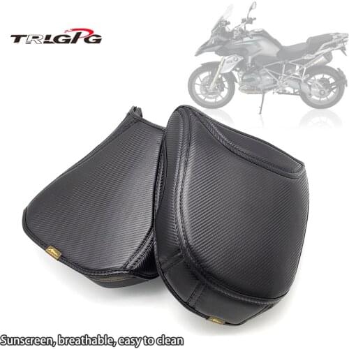 Motorcycle Seat Cushion Cover Waterproof Dust Protector for BMW R1200GS R1250 GS ADV 2013-2020 Pseudo carbon fiber