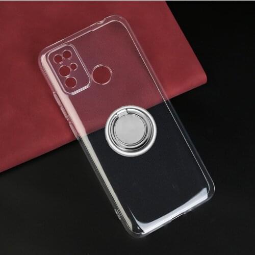 For Doogee X96 Pro Back Ring Holder Bracket Phone Cover TPU Soft Silicone Case On Doogee X96Pro