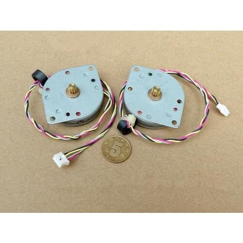 Diameter 44mm 2-phase 4-wire stepping motor S44M100S17-M1 3.6 degree 12V stepper motor