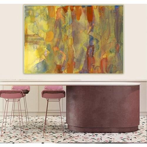 Gerhard Richter《11.4.88》Canvas Art Oil Painting Artwork Poster Picture Wall Background Decor Home Living Room Decorations