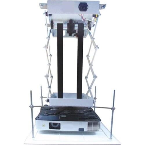 Projector Bracket Electric Electric Lift Scissors Projector Ceiling Installation Projector Lift with Wireless Remote Control LK