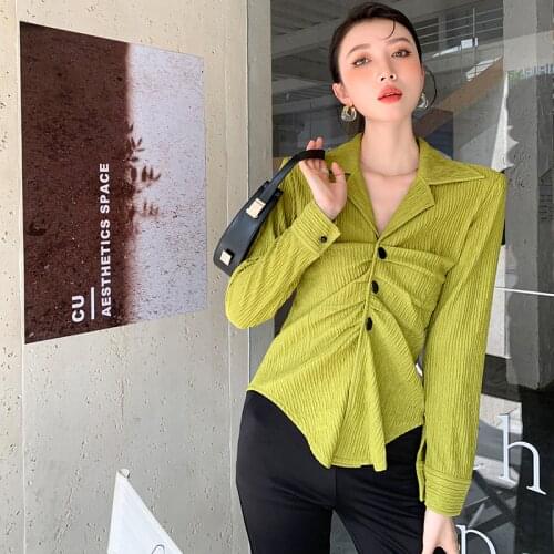 Зеленые блузки KUANGNAN China At AliExpress