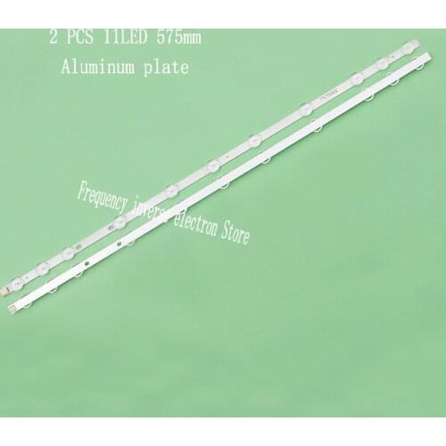 New original) 2 PCS 11LED 575mm LED strip for VESTEL 32D1333DB LED TV LG INNOTEK 32" NDV REV0.0 VES315WNDB-01 VES315WNDL-N01