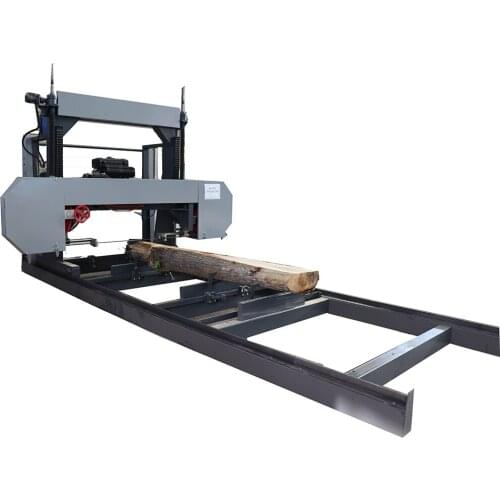 New Arrival Wood Horizontal Diesel Portable Band Saw For Hot Sale