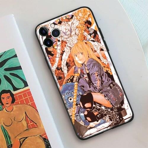 Misa Amane DEATH NOTE Anime Glass Soft Silicone Phone Case FOR IPhone SE 6s 7 8 Plus X XR XS 11 12 Mini Pro Max Cover Shell