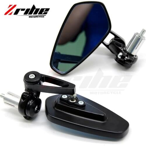 Universal Motorcycle Bar End rearview Mirrors 22mm 7/8" for yamaha RC8 / R 1290 Super R/GT 990 Super 690 1190