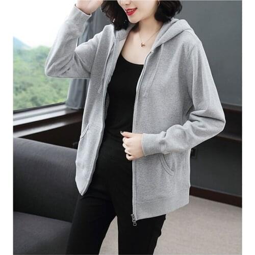 Wangxiangqian Women's Cardigans With A Hood