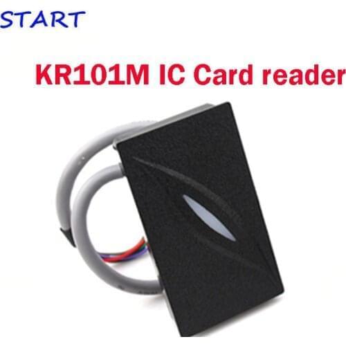 ZK KR101M Mini Wiegand Reader waterproof IP65 13.56Mhz 34 IC proximity card reader for Door Access system