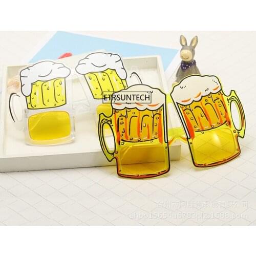 100Pcs Beer Glasses Plastic Festival Kids Children Party Decorations Adult Childrens Birthday Party Gifts Glasses Toys
