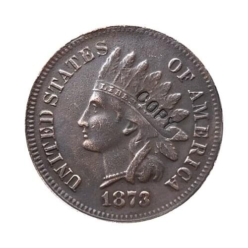 1873 Indian head cents coin copy