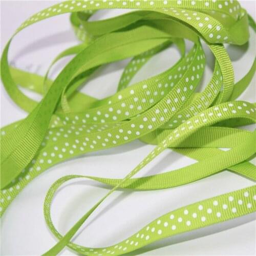 3/8'' 9mm Dots grosgrain Ribbon Dotty spot gift Hair Ribbons Accessories DP09-580