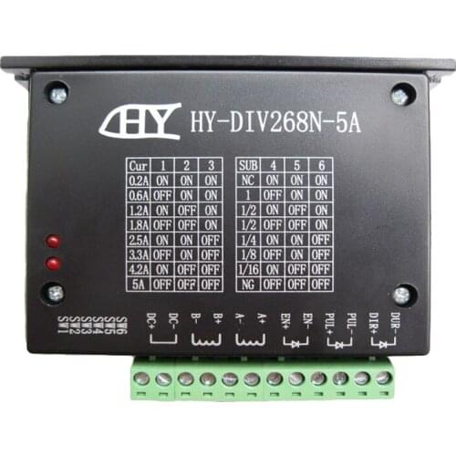 4pcs/lot TB6600 5A Stepper Driver Nema 17,23 CNC Controller Single axes Two Phase Hybrid Stepper Motor 0.2-5A