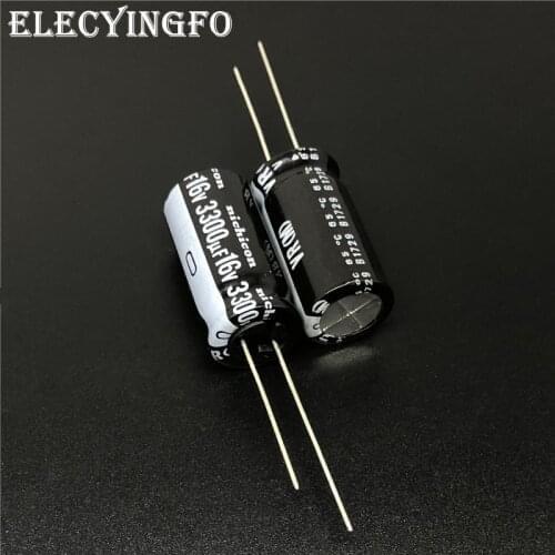 5pcs/50pcs 3300uF 16V NICHICON VR Series 12.5x25mm 16V3300uF Standard Aluminum Electrolytic Capacitor