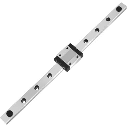 NEW 9mm Linear Guide MGN9 100 150 200 250 300 350 400 450 500 550 600 700 mm linear rail + MGN9H or MGN9C block 3d printer CNC