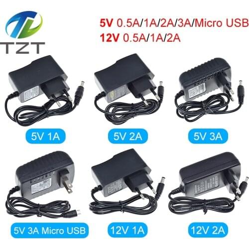 100-240V AC to DC Power Adapter Supply Charger adapter 5V 12V 1A 2A 3A 0.5A EU Plug 5.5mm x 2.5mm DC Plug DIY WIFI