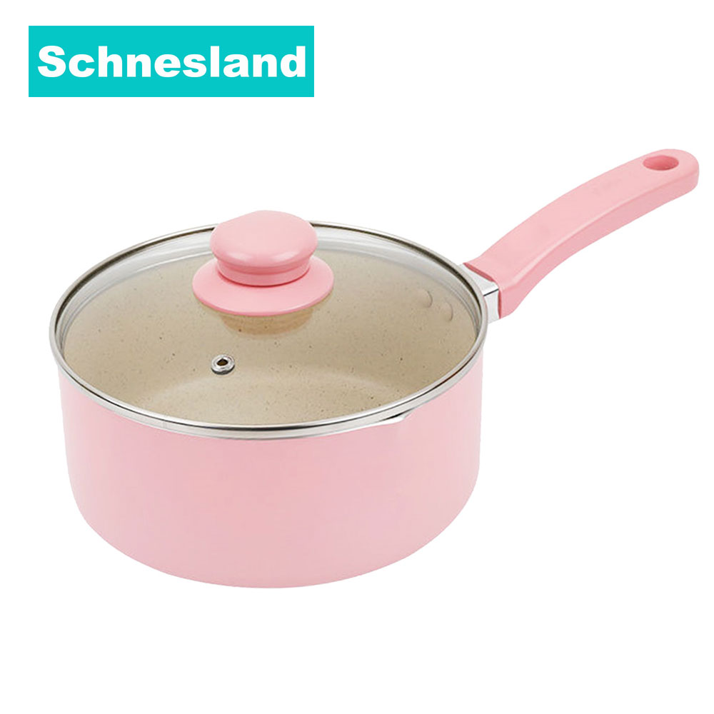Schnesland Non-stick Coating Aluminium Saucepan with Lid Milk Pot