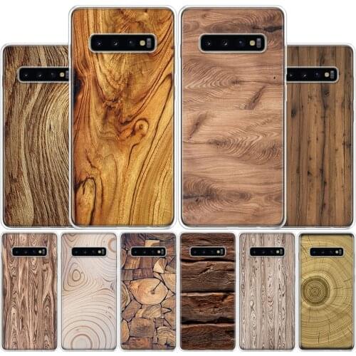 Natural Bamboo Wood grain Phone Case For Samsung Galaxy A51 A71 A50S A30S A10 A20E A40 A70 M30S A01 A21 A6 A7 A8 A9 Plus + Cover
