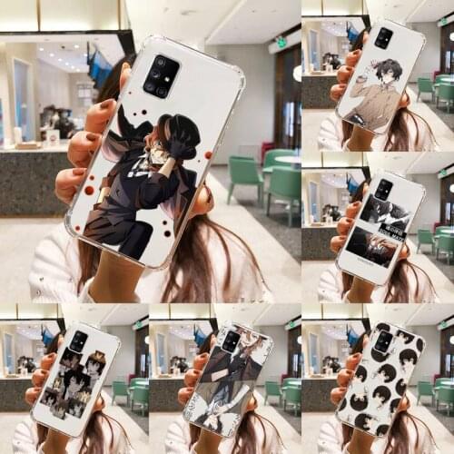 Bungou stray Dogs anime Phone Case Transparent For Samsung S A M J 21 20 50 30 60 5 7 51 71 90 11 10 J710 e p PLUS Prime 5G