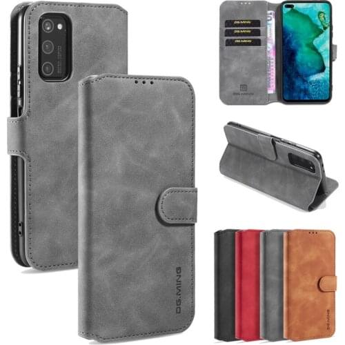 Magnetic Flip Soft Leather Case For Huawei Honor V30 20 9X Pro 10 Lite 8S 8A 20S For Enjoy 10S 7S 9 Plus Shockproof Cards Cover