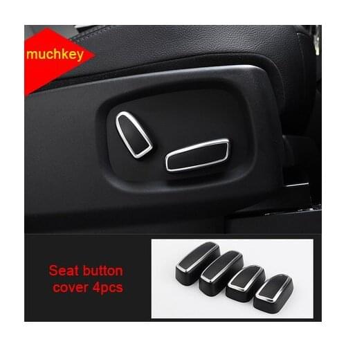 For Land Rover discovery 4 2010-2016 chrome Seat button cover 4pcs