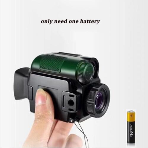 Infrared Night Vision Device Telescope Hunting Tools Monocular 8x Magnification Day and Night 200M Maifeng P4-0118 850um 1x 18mm