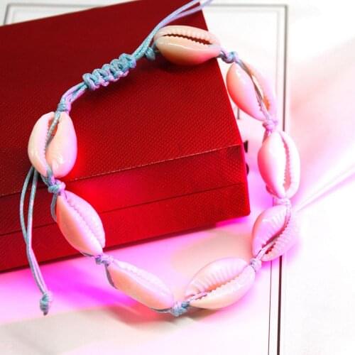 Hot!!! Women Cowrie Shell Charm Handmade Woven Ankle Anklet Beach Jewelry