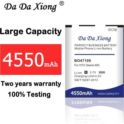 3650mAh BO47100 Li-ion Phone Battery for HTC Desire 600 609d 606w 608t 500 T528 Replacement mobile phone battery