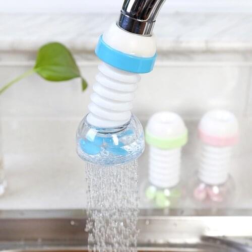 Adjustable Flexible Faucet Extenders Sprayer Stainless Steel 360 Degree Rotating Portable Kitchen Shower Nozzle Accessories