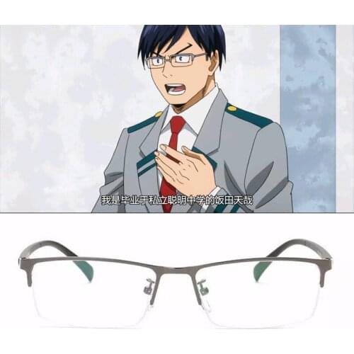 My Hero Academia Cosplay Anime Boku No Hero Akademia Iida Tenya Cosplay Glasses Half Frame Eyeglasses Halloween Accessory Props
