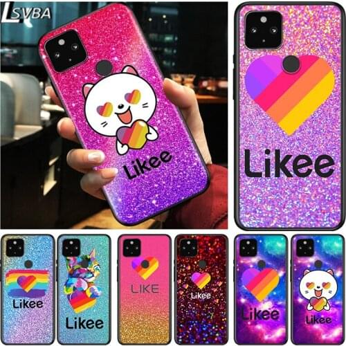 Cute Funny Likee Shockproof Cover for Google Pixel 5 4 5A 4A XL 5G Black Phone Case Shell Soft Fundas Coque Capa