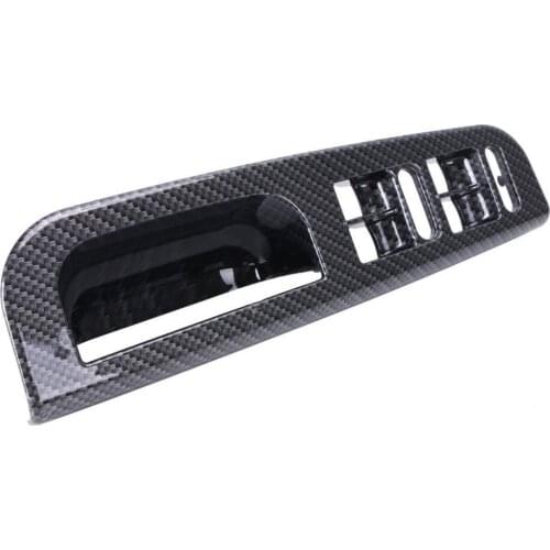 Carbon Fiber Door Window Switch Control Panel For VW Passat Golf Jetta Passat MK4 1998 1999 2000 2001 2002 2003 2004